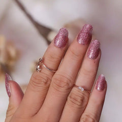 GLITTER BRIDAL NAILS (NAIL KIT INCLUDED)