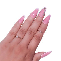 BRIDAL C SHAPE STONE NAILS (NAIL KIT INCLUDED)