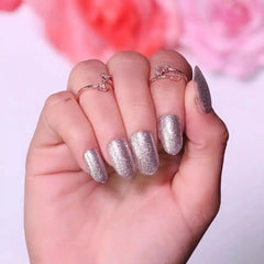 GLITTER BRIDAL NAILS (NAIL KIT INCLUDED)