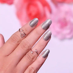 GLITTER BRIDAL NAILS (NAIL KIT INCLUDED)