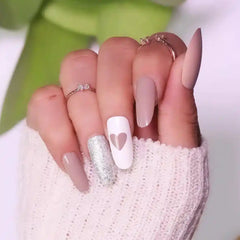 GLITTER BRIDAL NAILS (NAIL KIT INCLUDED)