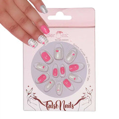 KIDS PINK FALSE NAILS (NAIL KIT INCLUDED)