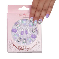 KIDS UNICORN FALSE NAILS (NAIL KIT INCLUDED)