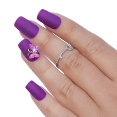 PARTY NAILS BUTTERFLY CHARM (NAIL KIT INCLUDED)