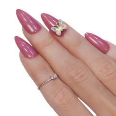 PARTY NAILS BUTTERFLY CHARM (NAIL KIT INCLUDED)