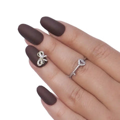 PARTY NAILS BOW CHARM (NAIL KIT INCLUDED)