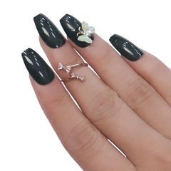 PARTY NAILS BUTTERFLY CHARM (NAIL KIT INCLUDED)