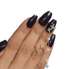 SINGLE CHARM BRIDAL NAILS (NAIL KIT INCLUDED)