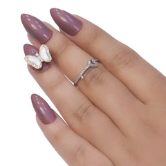 PARTY NAILS BUTTERFLY CHARM (NAIL KIT INCLUDED)