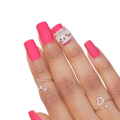 TEENAGE GIRL KIDS NAILS (NAIL KIT INCLUDED)