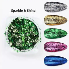 CHROME GLITTER EYE SHADOW & NAIL POWDER