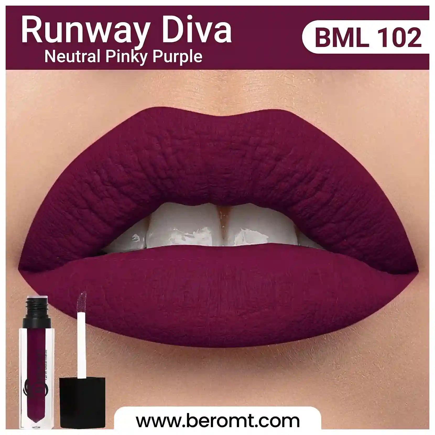 Runway Diva Natural Pinky Purple