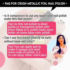 METALLIC FOIL NAIL POLISH