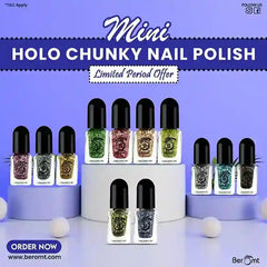Mini Holo Chunky Collection - BNP1000 Pack of 12 (1.5ml each)