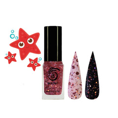 HOLO HEXAGON GLITTER NAIL POLISH