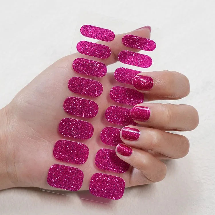 Beromt UV-Free Nail Wraps Glitter