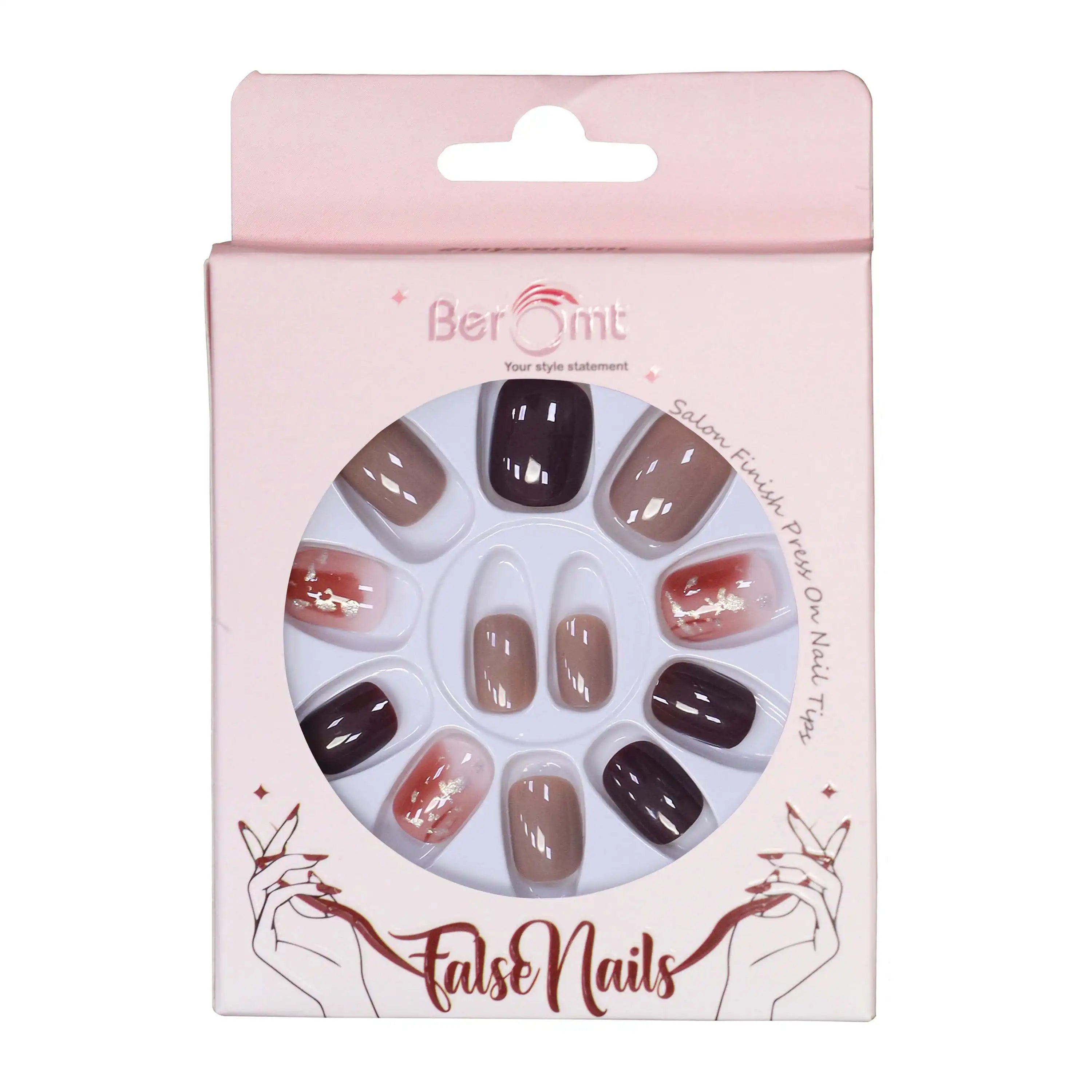 GLITTER NAILS-747 (NAIL KIT INCLUDED)
