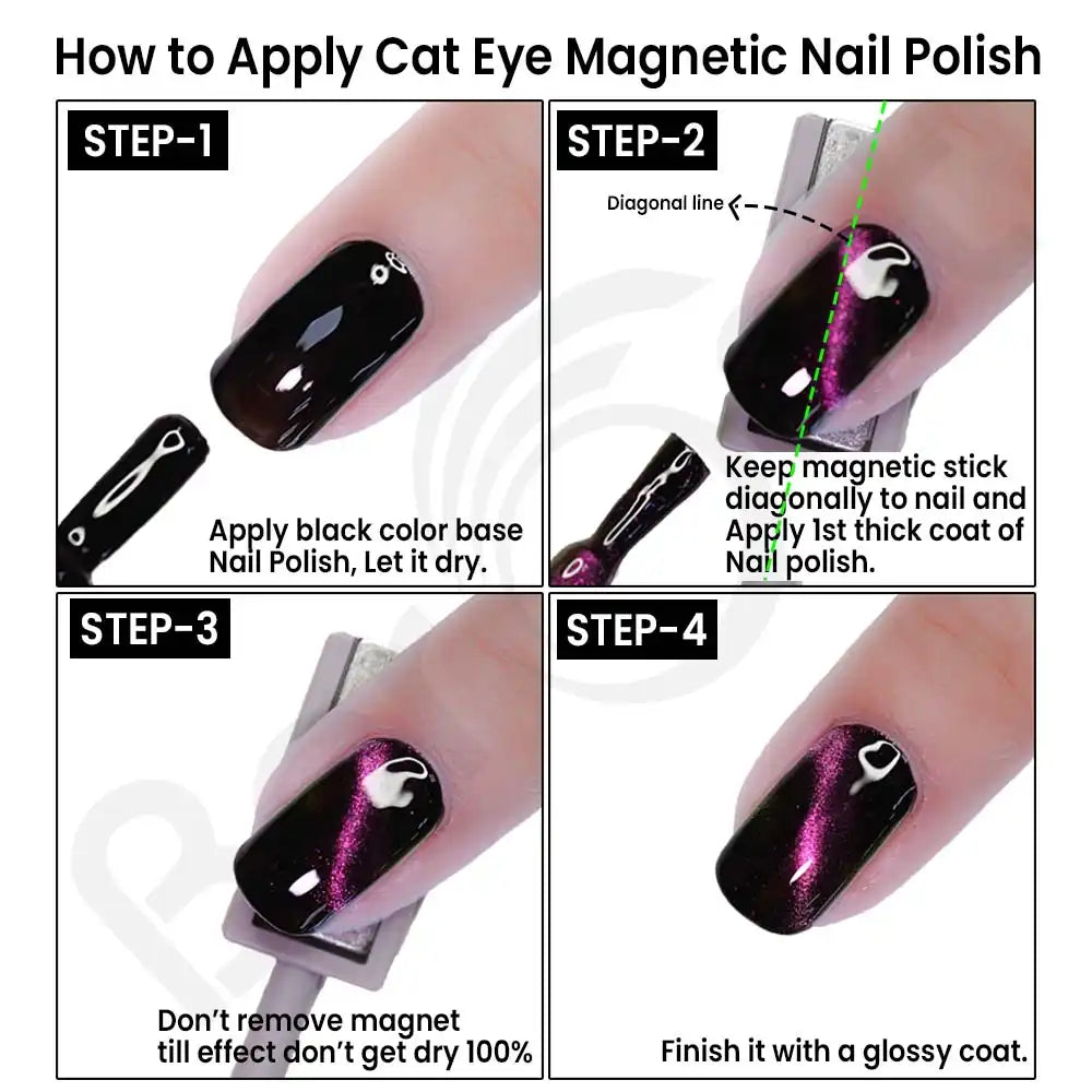 Galaxy 3D/9D Magnetic Cat Eye Nail UV Gel Polish Soak off Chameleon Gel  Polish# | eBay