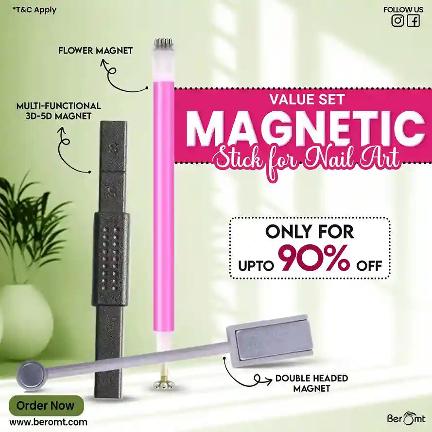MAGNETIC STICK FOR NAIL ART VALUE SET