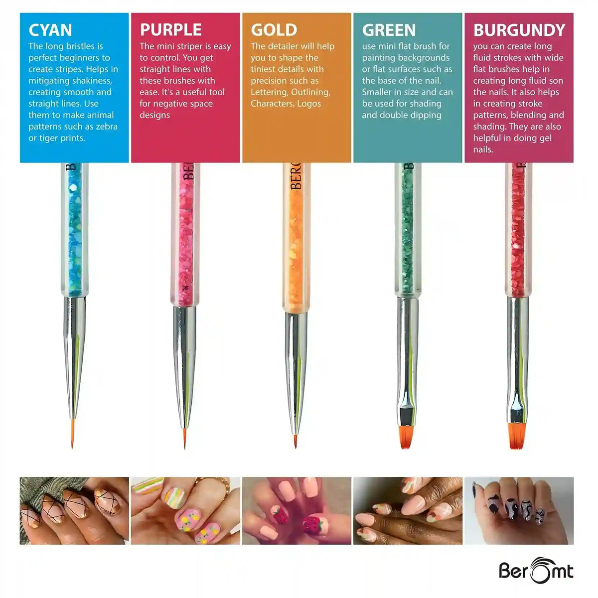 NAIL ART BRUSHES SET