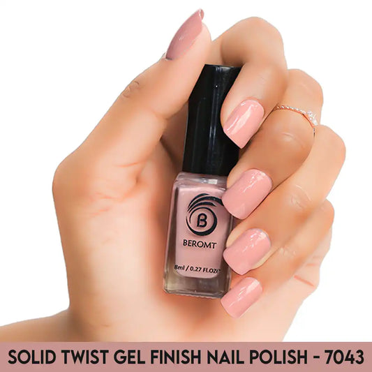 Solid Twist Gel Finish Nail Polish- 7043