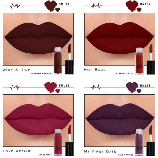 DATE MINI MATTE LIPSTICK - SET OF 4