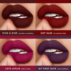 DATE MINI MATTE LIPSTICK - SET OF 4