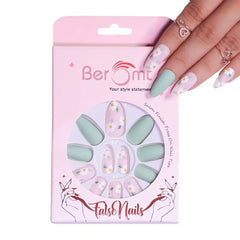 FLOWER PRINTED NAILS - (NAIL KIT INCLUDED)