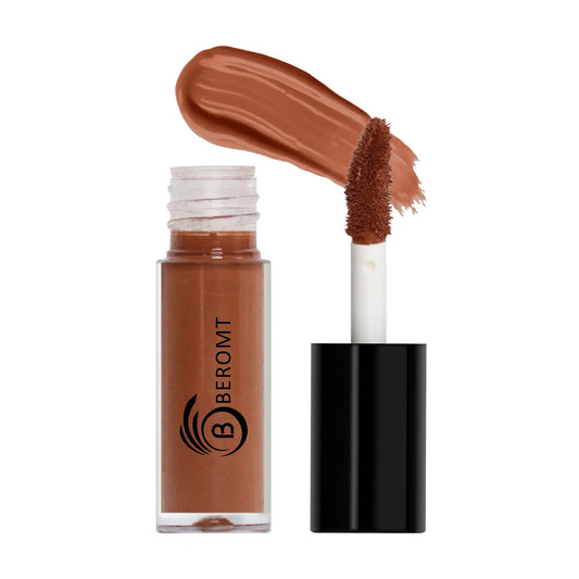 Beromt lip gloss bottle with swatch - Toffe Temptation