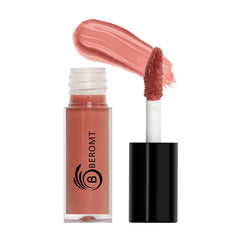 Beromt lip gloss bottle with swatch - Cramel  Kiss