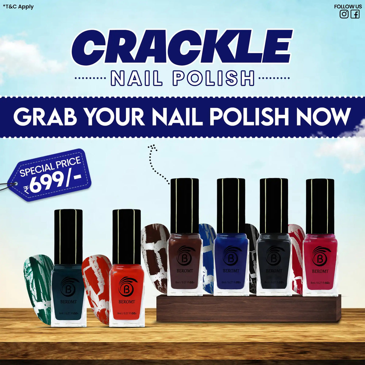 Crackle Nail Polish Value Sets
