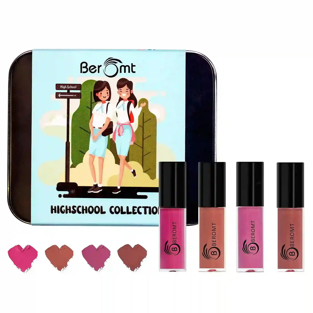 HIGHSCHOOL COLLECTION  MINI MATTE LIPSTICK - SET OF 4