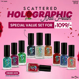 Scattered Holographic Nail Polish Value Sets