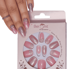 BRIDAL SINGLE STONE  NAILS (NAIL KIT INCLUDED)