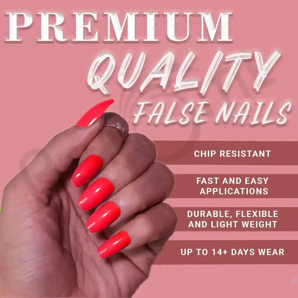 Buy VIVID STELLA Coffin Nails Full Cover Medium False Nail Art 10 Sizes  Women Artificial Nail Tips Extensions Online at desertcartINDIA