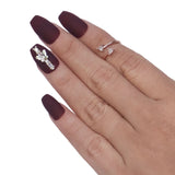 BUTTERFLY CHARM FALSE NAILS - BFNC 27 BFC (NAIL KIT INCLUDED)