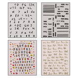 BEROMT NAIL STICKERS (SET OF ANY RANDOM 3) BNS888WS