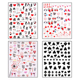 BEROMT NAIL STICKERS (SET OF ANY RANDOM 3) BNS666L