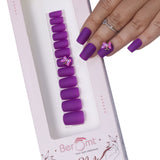 BUTTERFLY CHARM FALSE NAILS - BFNC 05 BFC (NAIL KIT INCLUDED)