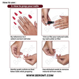 FRENCH TIPS- 345 (NAIL KIT INCLUDED)