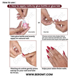 FRENCH TIPS- 341 (NAIL KIT INCLUDED)