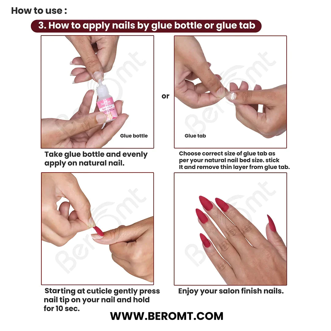 FRENCH TIPS- 332 (NAIL KIT INCLUDED)