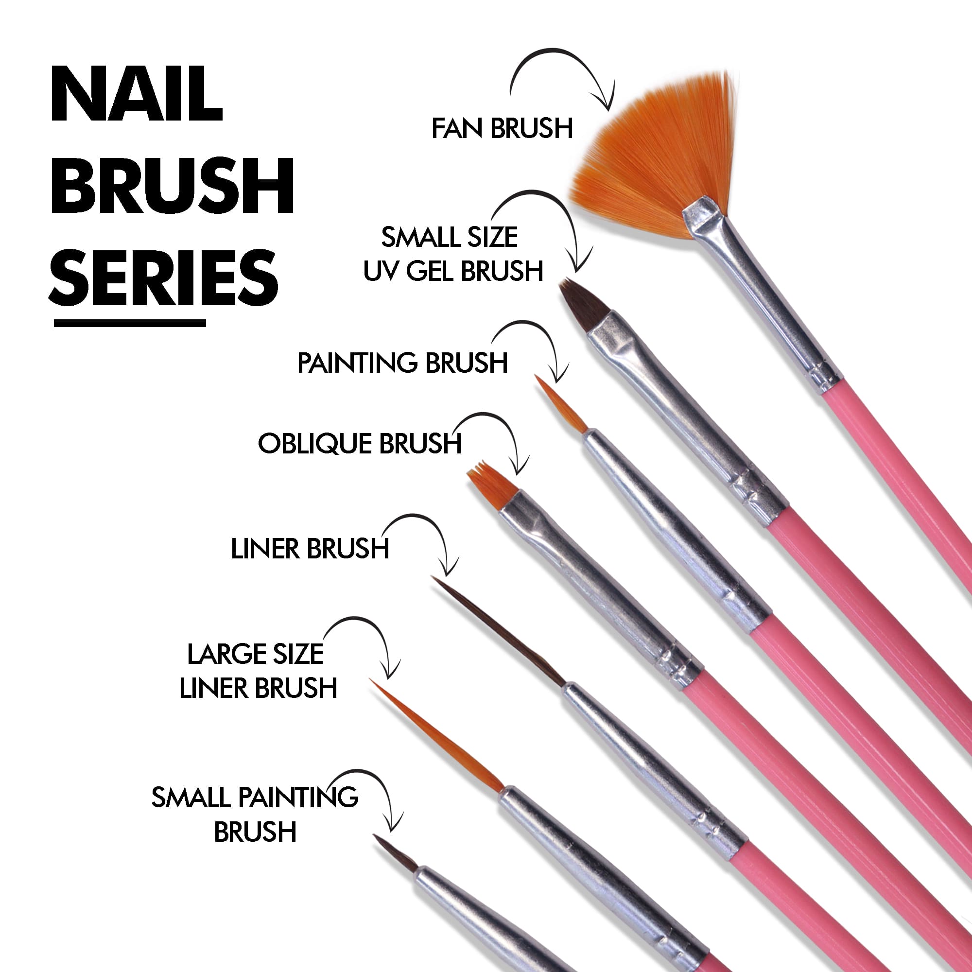 SoNailicious Brush 02 NEEDLE - Liner Nail Art Brush - SoNailicious Boutique