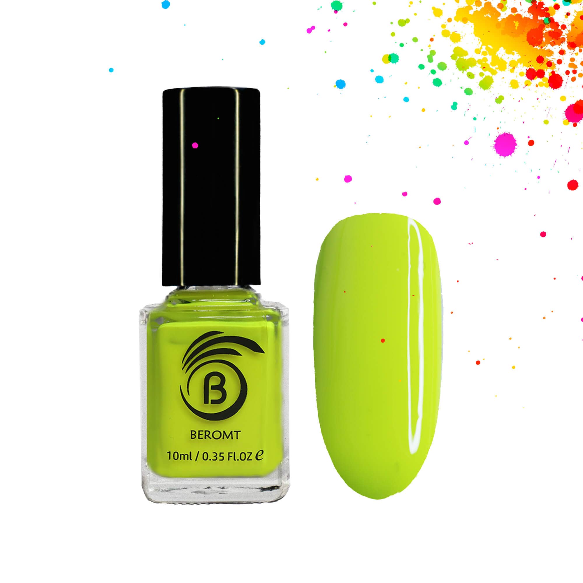 green neon nail polish - SoNailicious