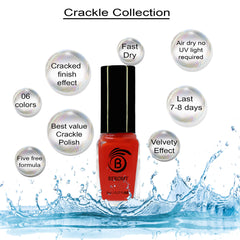 Benefits of Orange crackle nail polish