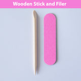 wooden nail stick